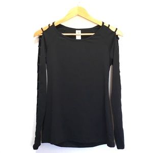 FABLETICS Evangeline Black long Sleeve Top